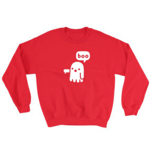 Boo Ghost Halloween Sweatshirt