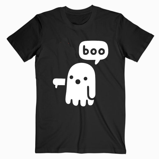 Boo Ghost Halloween T Shirt