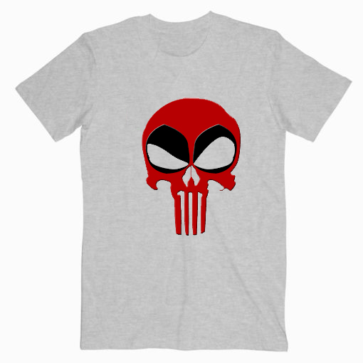 Deadpool Punisher Skull T shirt