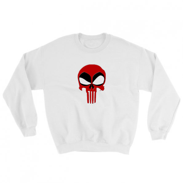 Deadpool Punisher Skull Sweatshirt