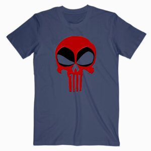 Deadpool Punisher Skull T shirt