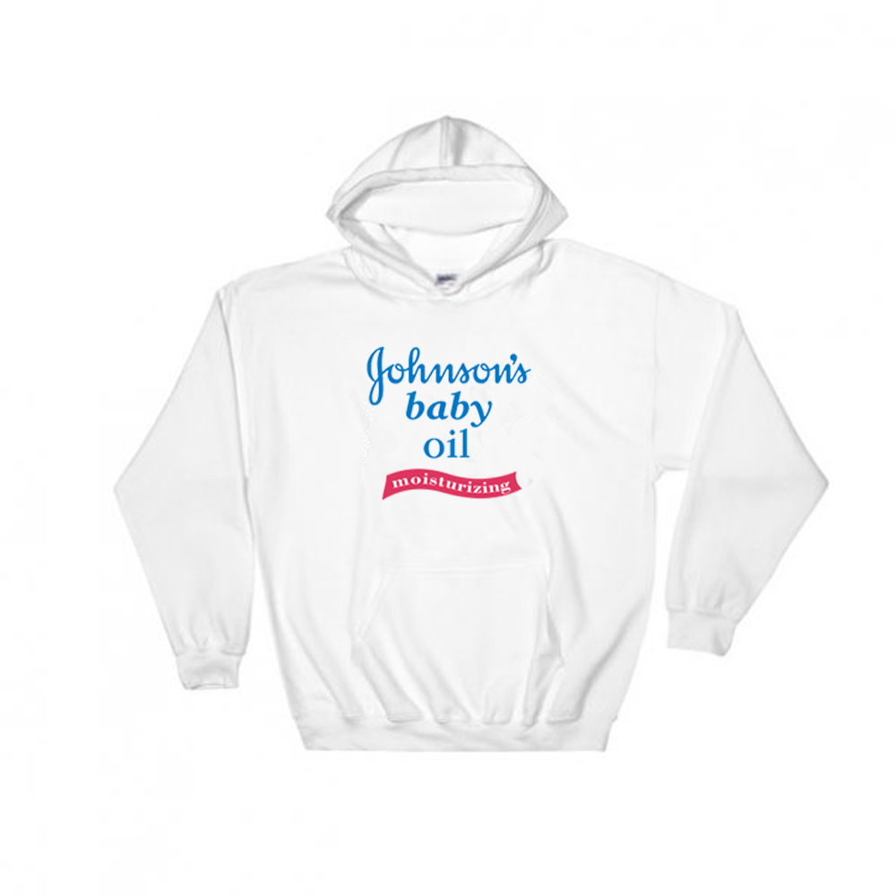 Johnson's baby deals oil sweatshirt