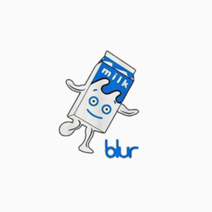 Blur Band Milk Logo T shirt Unisex