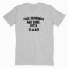 Luke Hemmings And Some Pizza Slice T shirt Unisex
