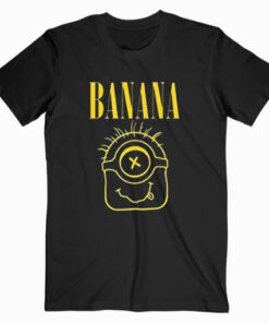 Minions Banana Parody Nirvana T shirt Unisex