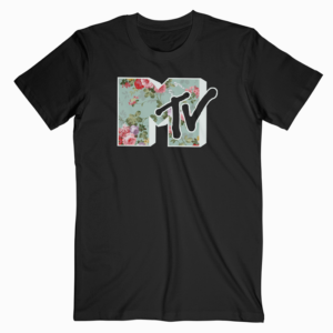 Mtv Floral Tshirt Unisex