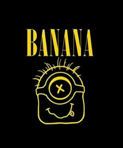 Minions Banana Parody Nirvana T shirt Unisex