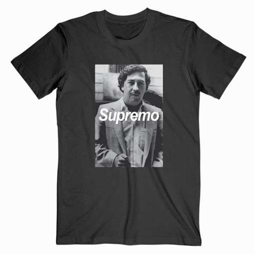 Pablo escobar supreme clearance shirt
