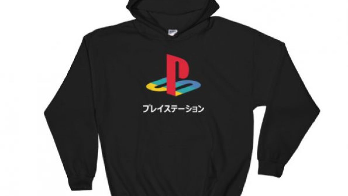 Japanese playstation hoodie cheap