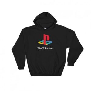 Playstation Japanese Kanji Hoodie Unisex