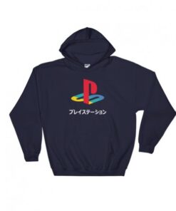 Playstation Japanese Kanji Hoodie Unisex