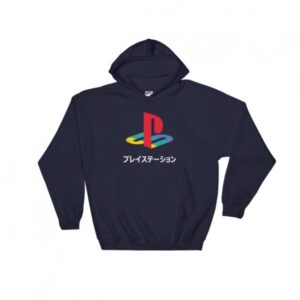 Playstation Japanese Kanji Hoodie Unisex