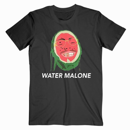 Post Malone Parody Water Malone Music T shirt Unisex