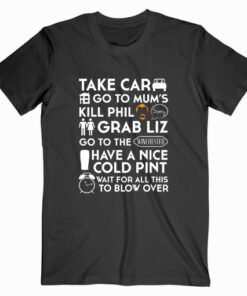 Shaun Of The Dead The Plan T Shirt Unisex