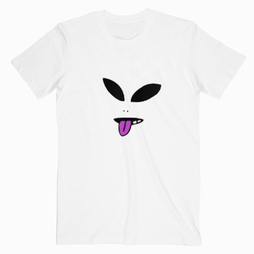 Alien Face T shirt Smiley