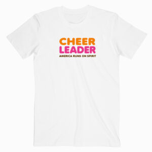 American Runs Cheer Leader T shirt