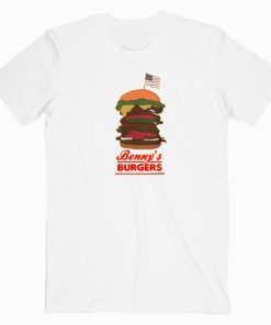 Benny's Burgers Indiana Stranger Things T shirt