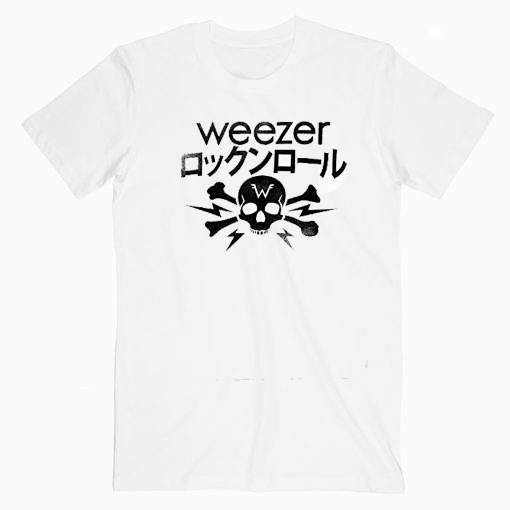 Weezer Skull And Crossbones Music T shirt Unisex