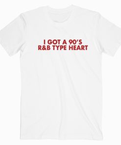90's R&B Type Heart T shirt