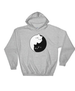 Yin Yang Cats Hoodie
