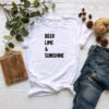 Beer, Lime and Sunshine T shirt