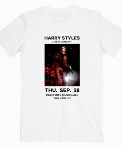 Harry Styles Live in Concert Radio City Music Hall New York Merchandise T shirt