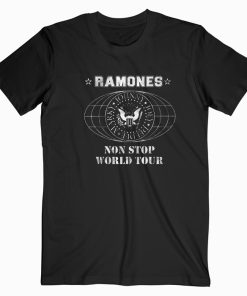 Ramones Non Stop World Tour T shirt