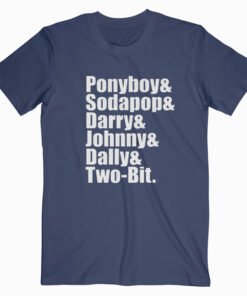 The Outsiders Cast T shirt