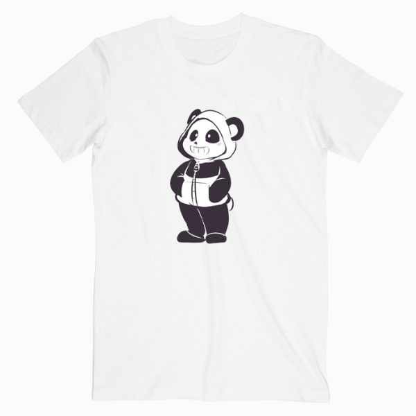 Undertale Sans On Panda T shirt