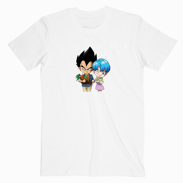 Bulma and Vegeta T shirt