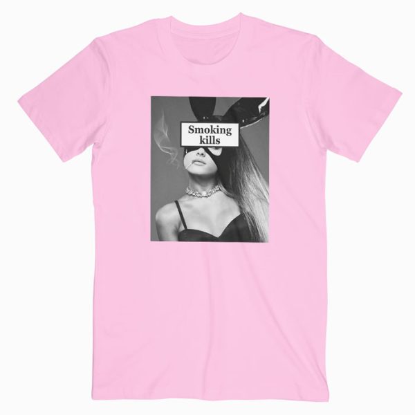 ariana grande smoking kills t shirt