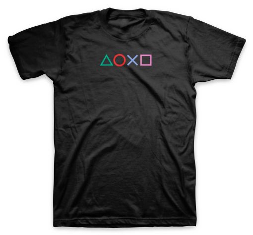 Playstation Shapes Tshirt Unisex