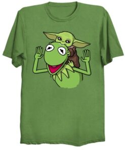 Baby Yoda Eat Kermit Frog Tshirt Unisex