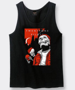 Twenty One Pilots Alien And Skull Tank Top