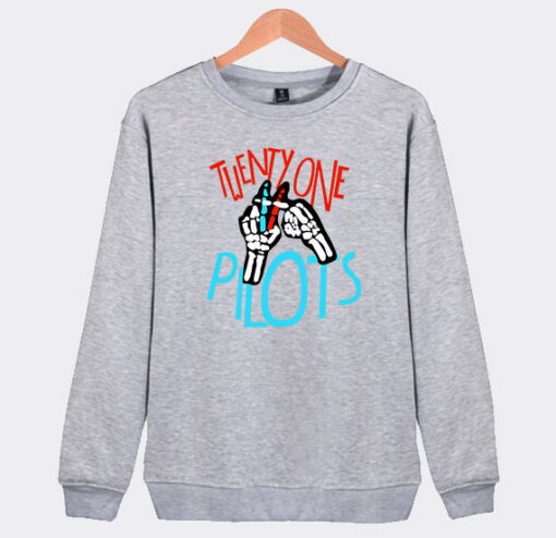 Twenty One Pilots Skull Hands Sweatshirt