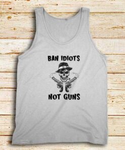 Ban-Idiots-White-Tank-Top