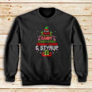 Candy-And-Styrup-Black-Sweatshirt