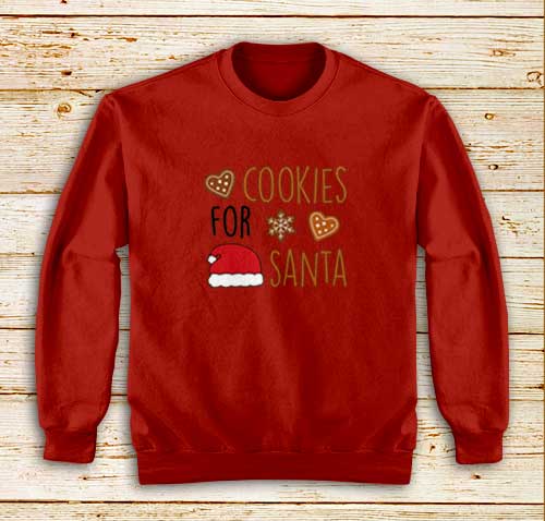 Cookies-For-Santa-Red-Sweatshirt