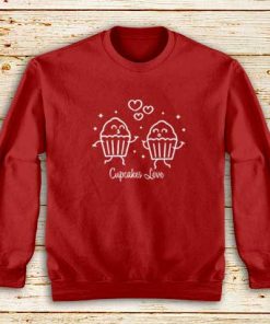 Cupcakes-Love-Red-Sweatshirt