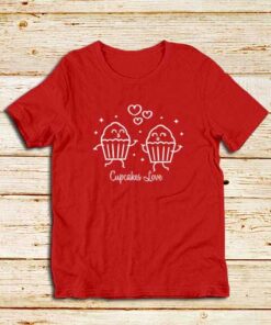 Cupcakes-Love-Red-T-Shirt