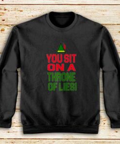 Elf-Quote-Black-Sweatshirt