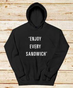 Enjoy-Every-Sandwich-Black-Hoodie