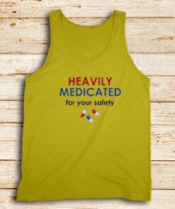 Heavily-Medicated-Yellow-Tank-Top