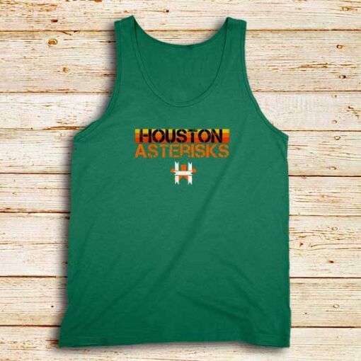 Houston-Asterisks-Green-Tank-Top