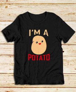 I'm-A-Potato-Black-T-Shirt