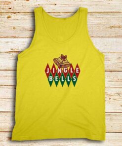 Jingle-Bells-Christmas-Yellow-Tank-Top