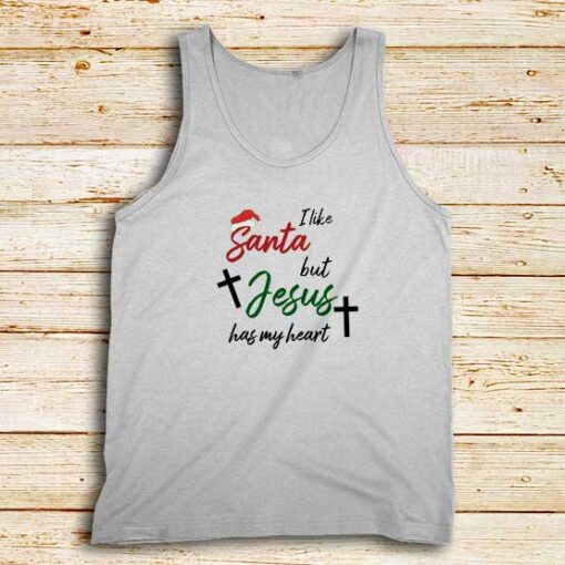 Santa-And-Jesus-Tank-Top