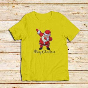 Santa-Claus-Yellow-T-Shirt