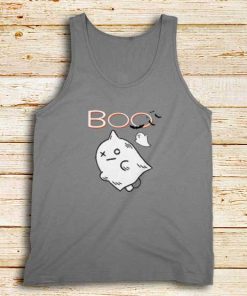 Ghost-Of-Disapproval-Grey-Tank-Top
