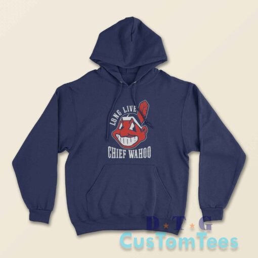 Chief Wahoo Hoodie Color Navy